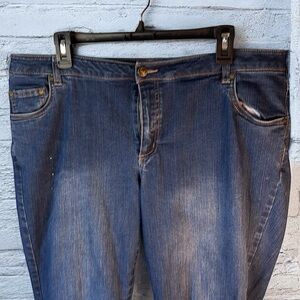 Woman within 71% cotton 28% polyester 1% spandex